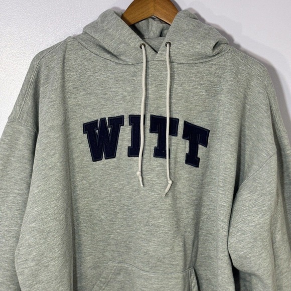 Jansport Sweatshirt Men Size XXL Gray Hooded Long Sleeve Pull-on Kangaroo Pocket - Picture 7 of 13